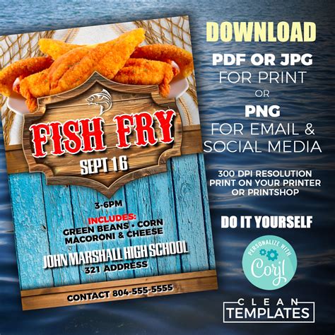 Fish Fry Template